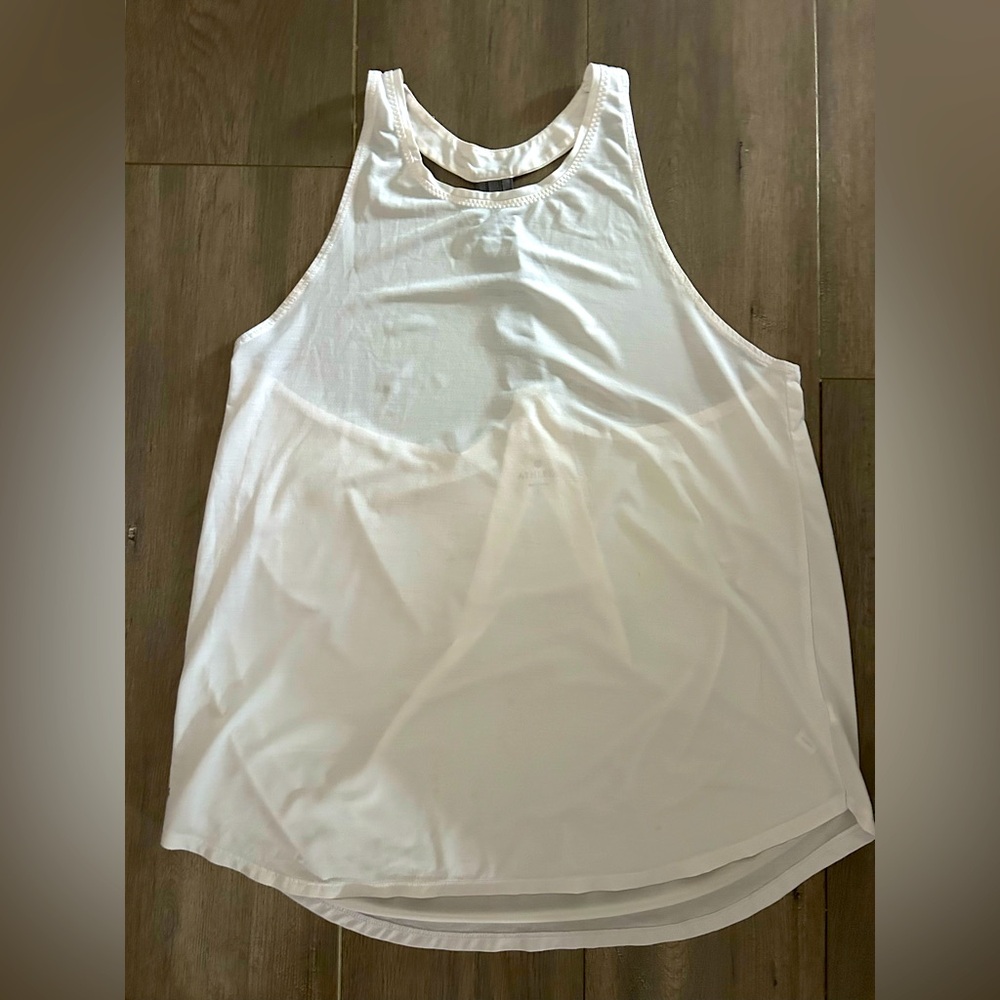 Athleta size L white workout tank